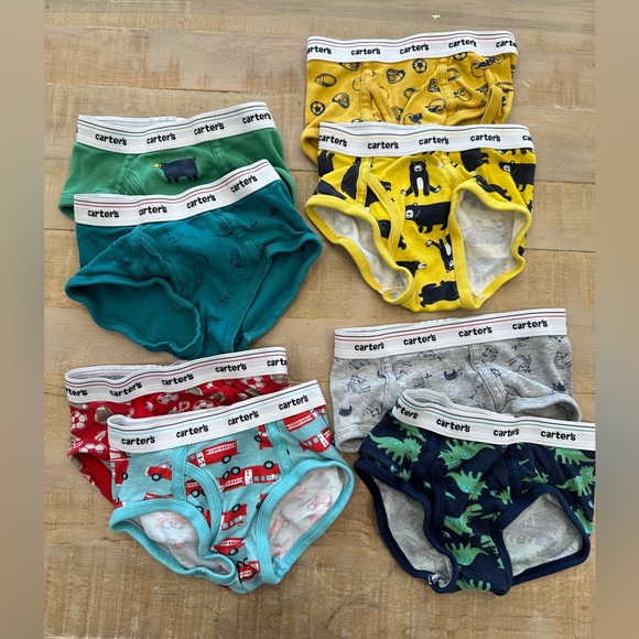 8 Carters boys toddlers underwear briefs - Picture 7 of 11